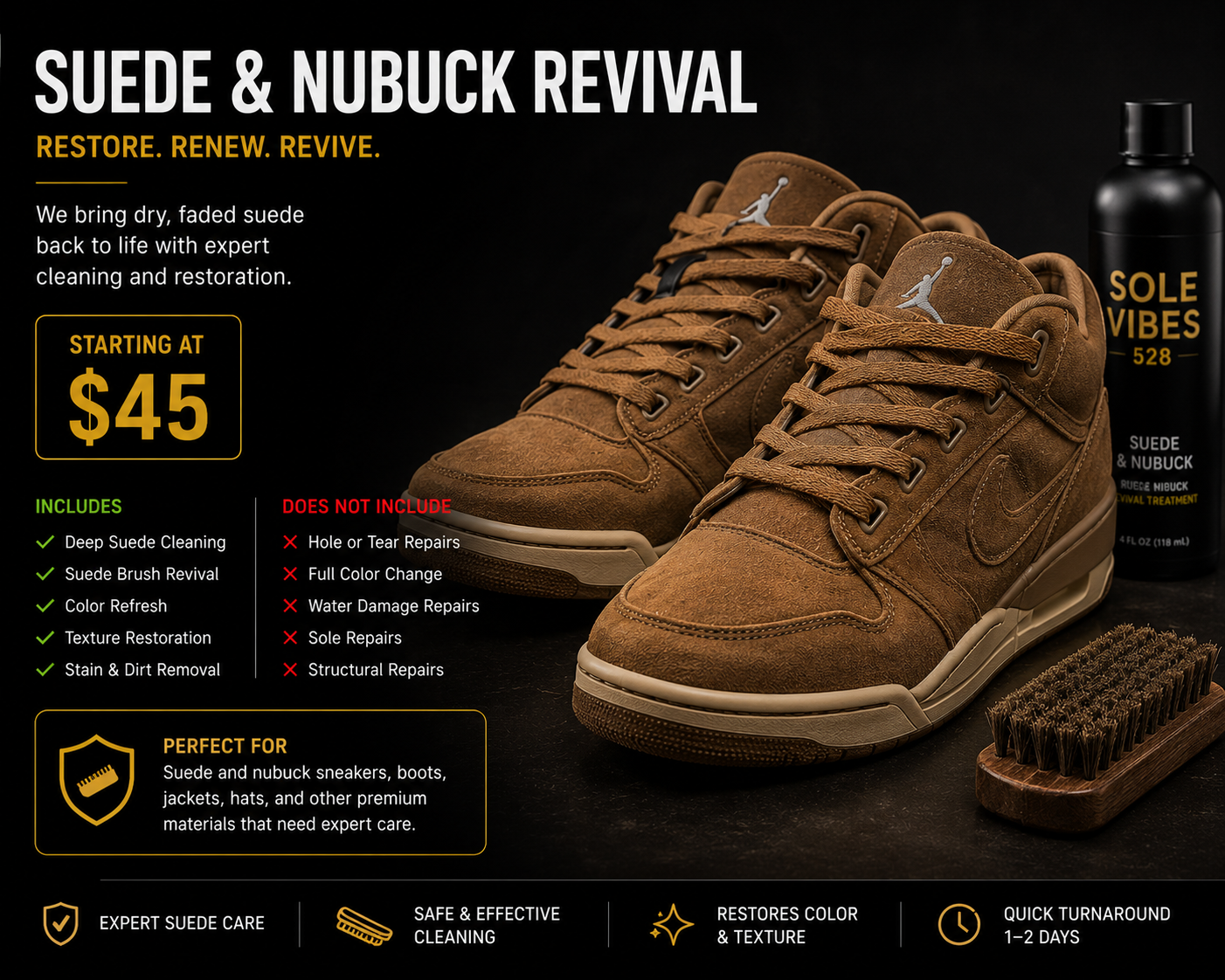 Suede & Nubuck Revival