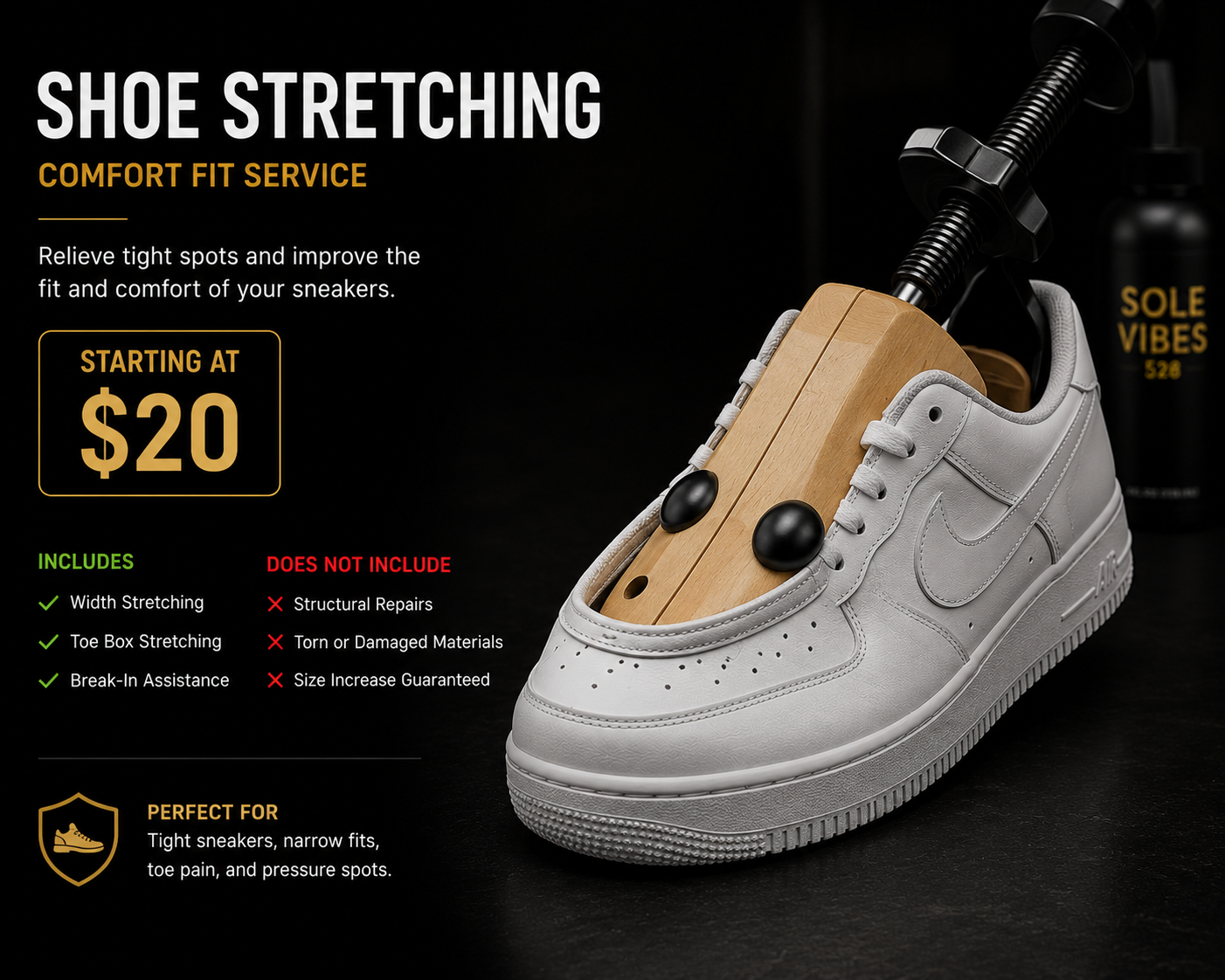 Shoe Stretching Service